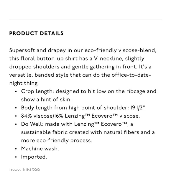 Madewell V-Neck Button-Front Shirt - Picture 3 of 3